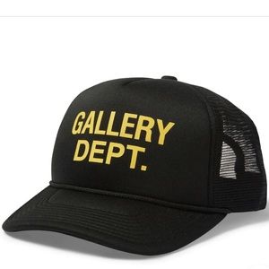 Gallery Dept. black logo trucker hat